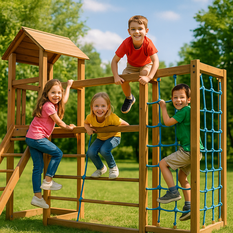 EU-CH Klettergerüste & Kletterspielgeräte für Kinder – Indoor & Outdoor